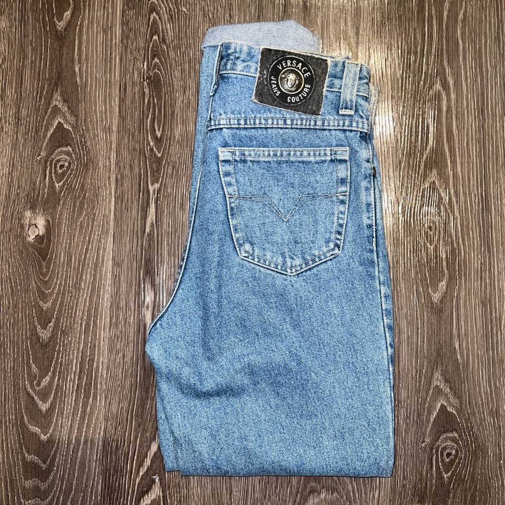 Vintage Versace cigarette jeans size 25